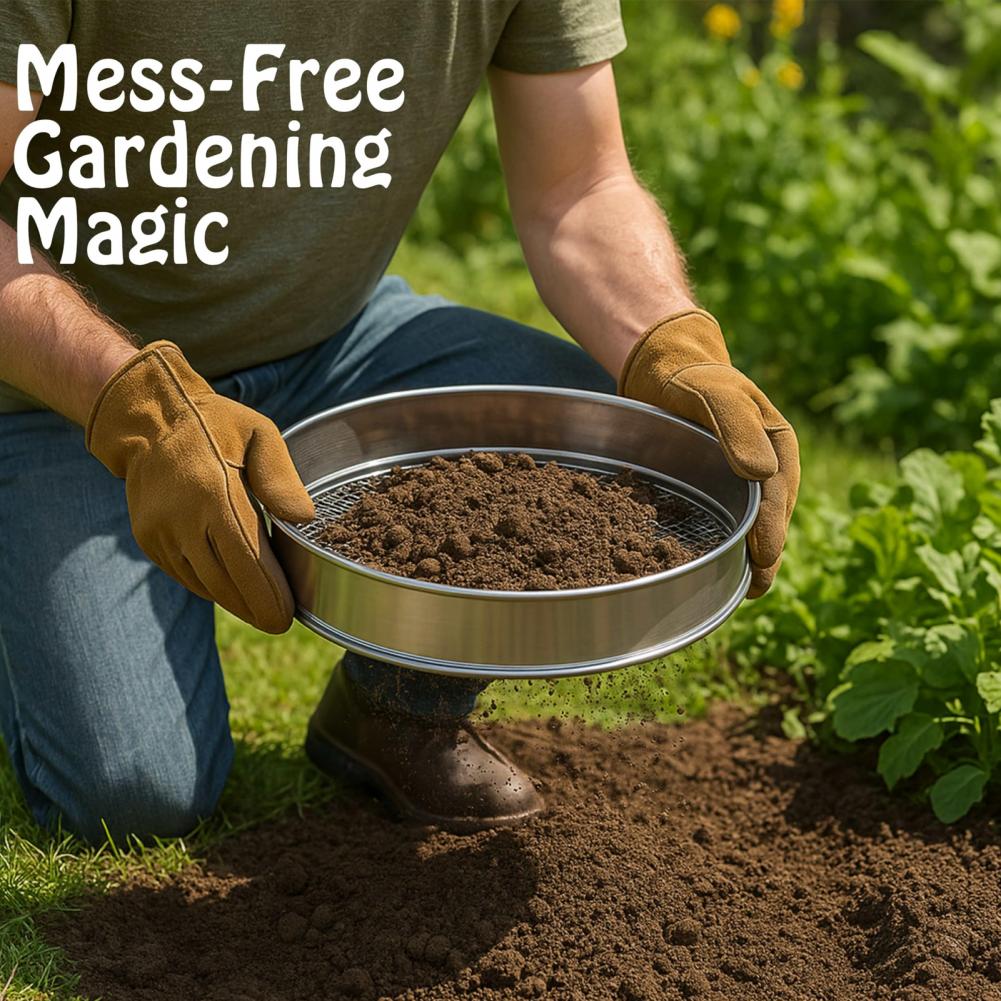 Garden Sieve Soil - Soil Sieve Set Stainless Steel Frame