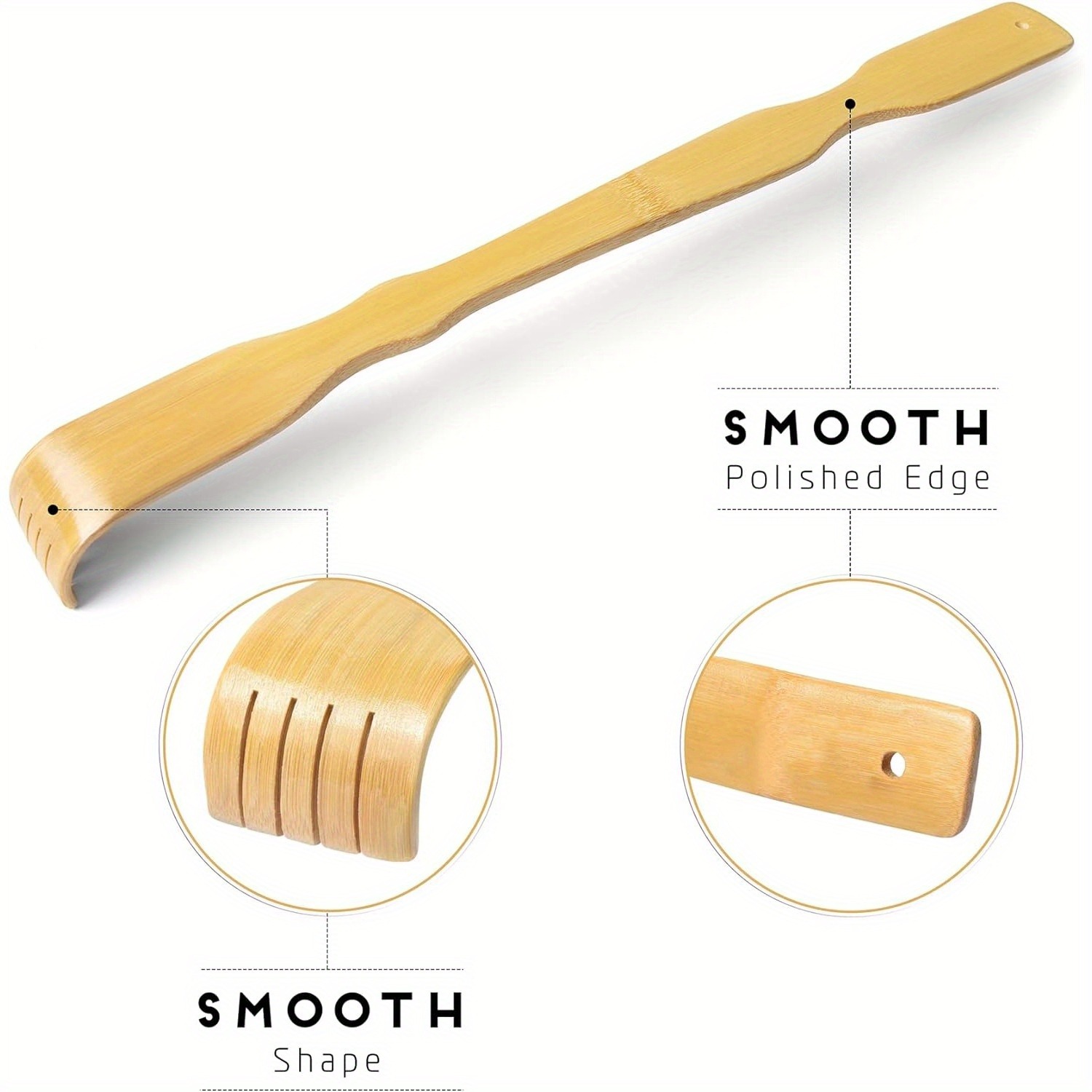 Gardening Tools Long Handle - Bamboo Back Scratcher – 100% Natural
