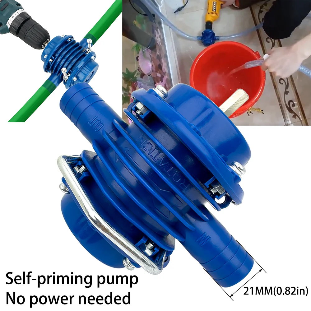 Gardening Tools In - Portable Electric Drill Pump Self-priming Liquid