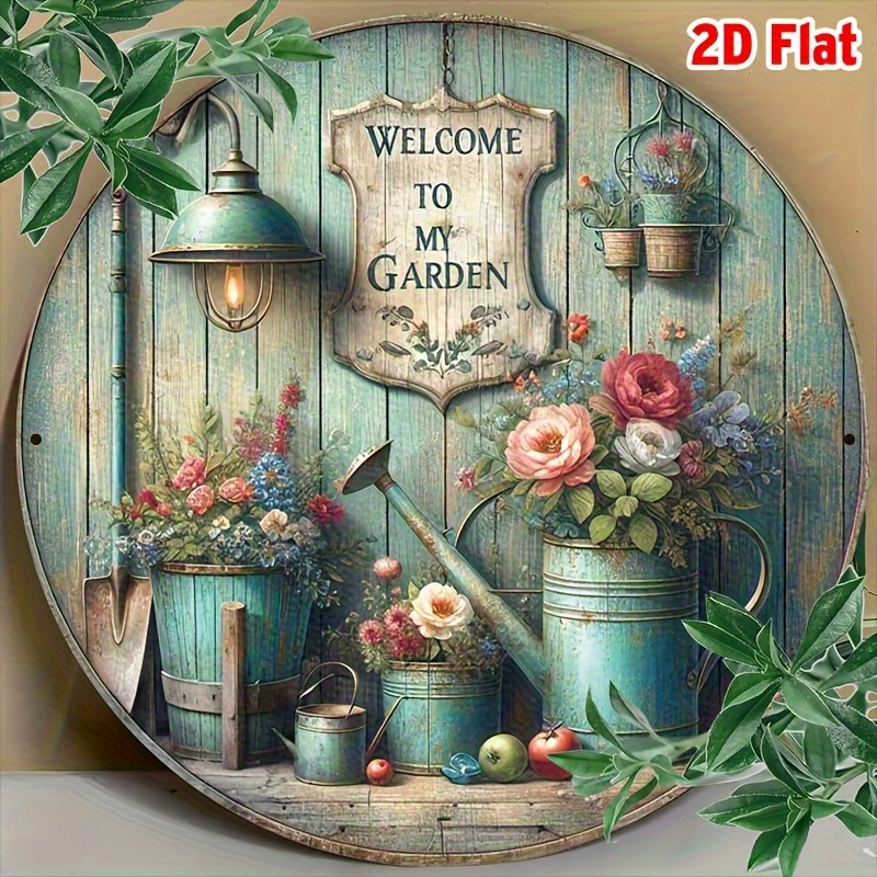 Gardening Tools Vintage - 2D Flat, 1pc Vintage 
