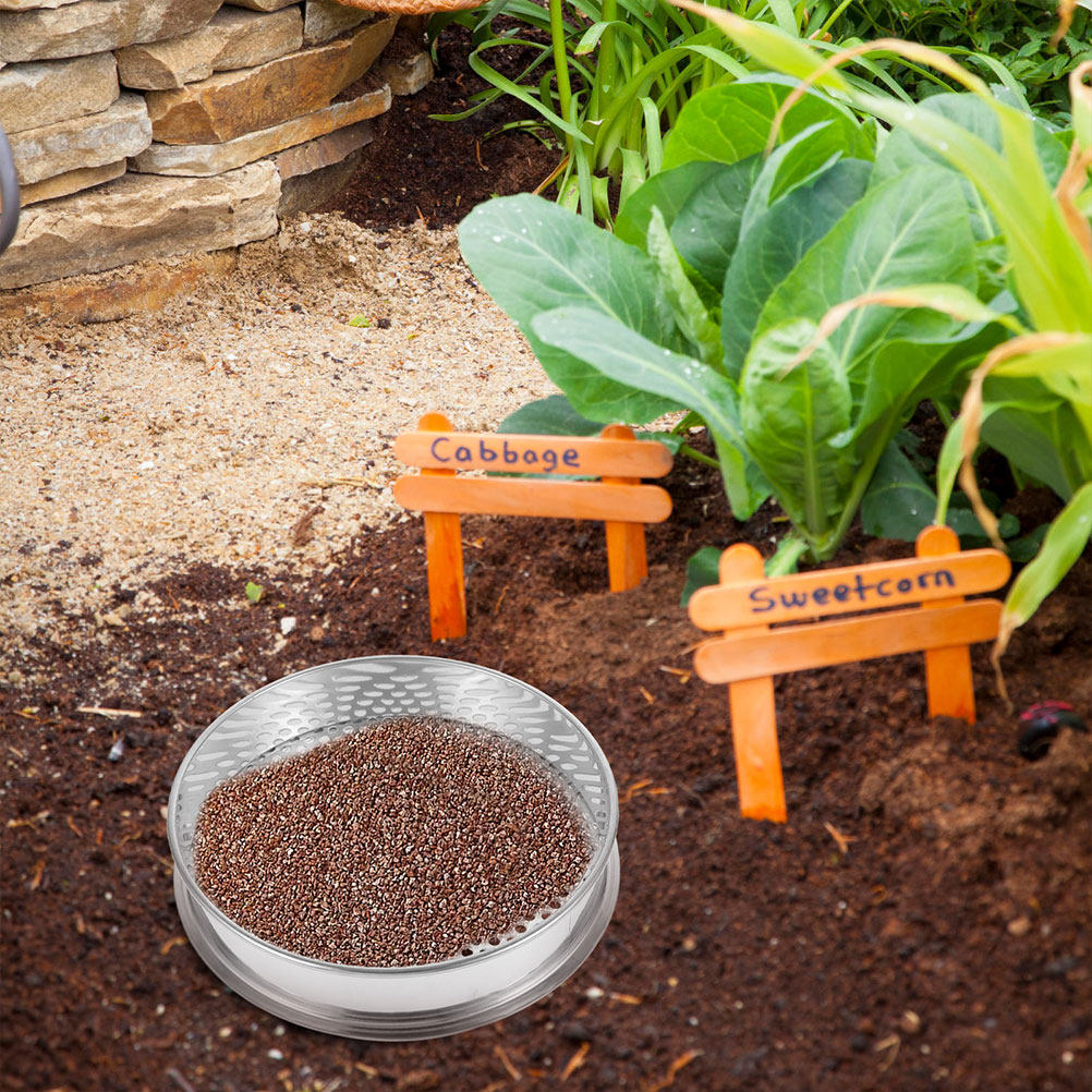Garden Sieve Soil - 1pcs Stainless Steel Soil Sifter Garden