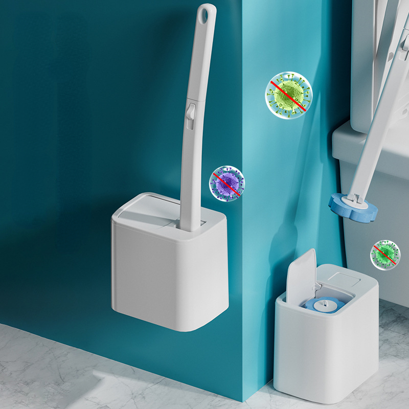 Gardening Tools Long Handle - Disposable Toilet Brush Replaceable Wall-mounted Long