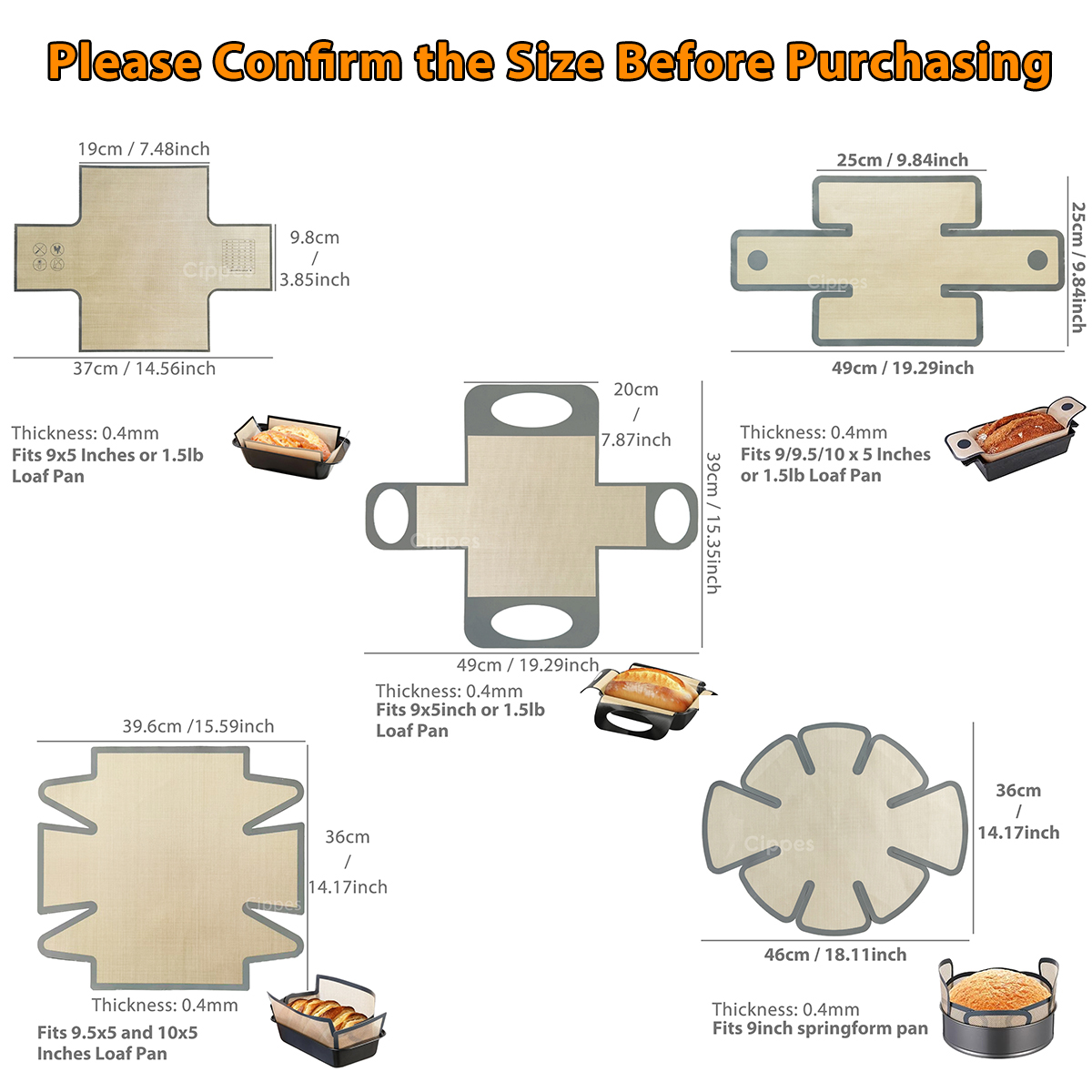 Silicone Bread Loaf Pan Liners - đánh giá và giá Gardening Tools Long Handle