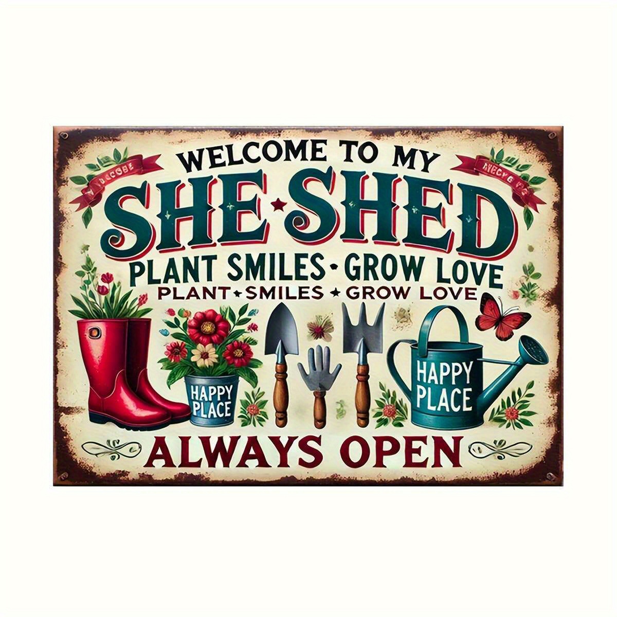Country Vintage Garden Sign Me - đánh giá và giá Gardening Tools Required