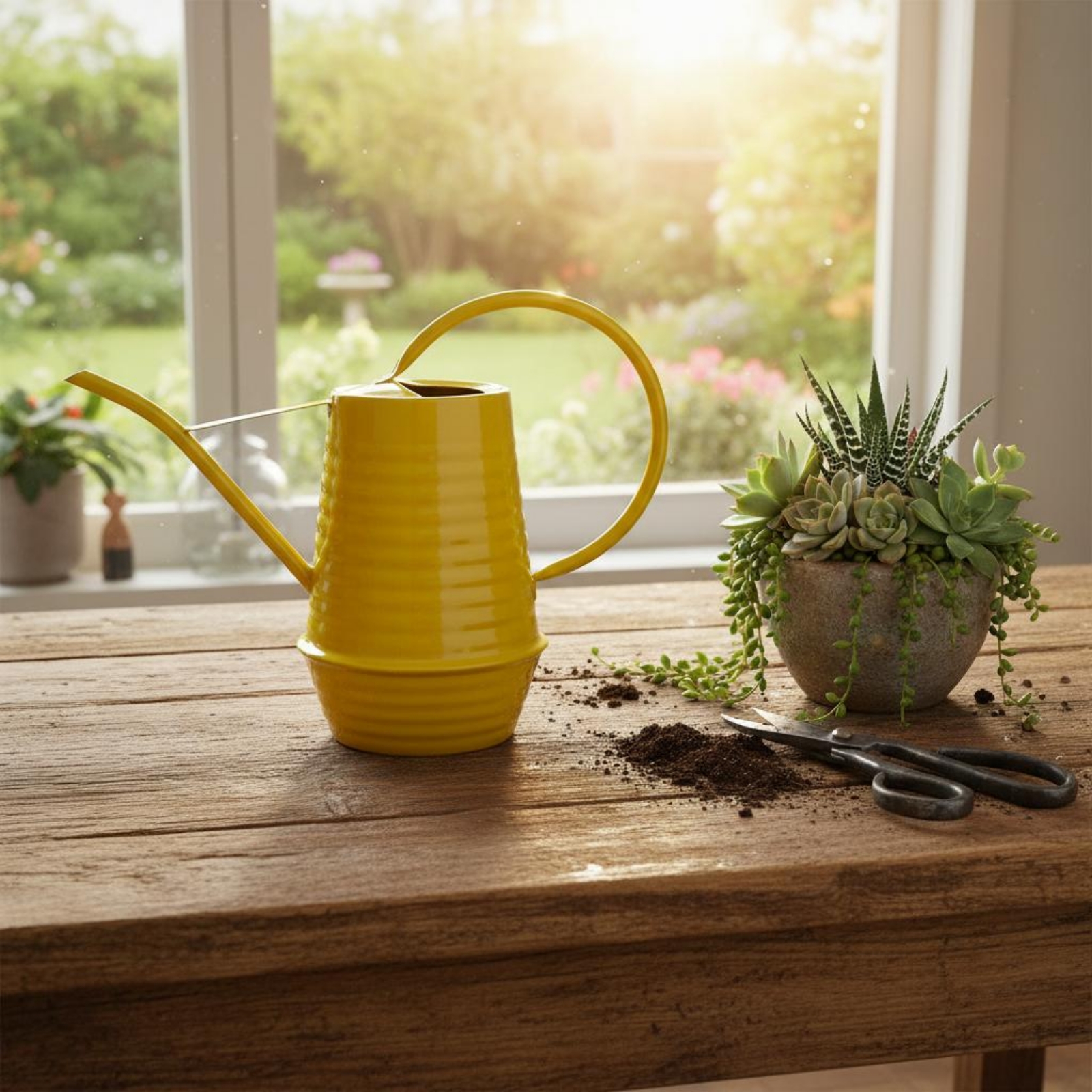 Long Spout Watering Can Rust-R - đánh giá và giá Gardening Tools Long Handle