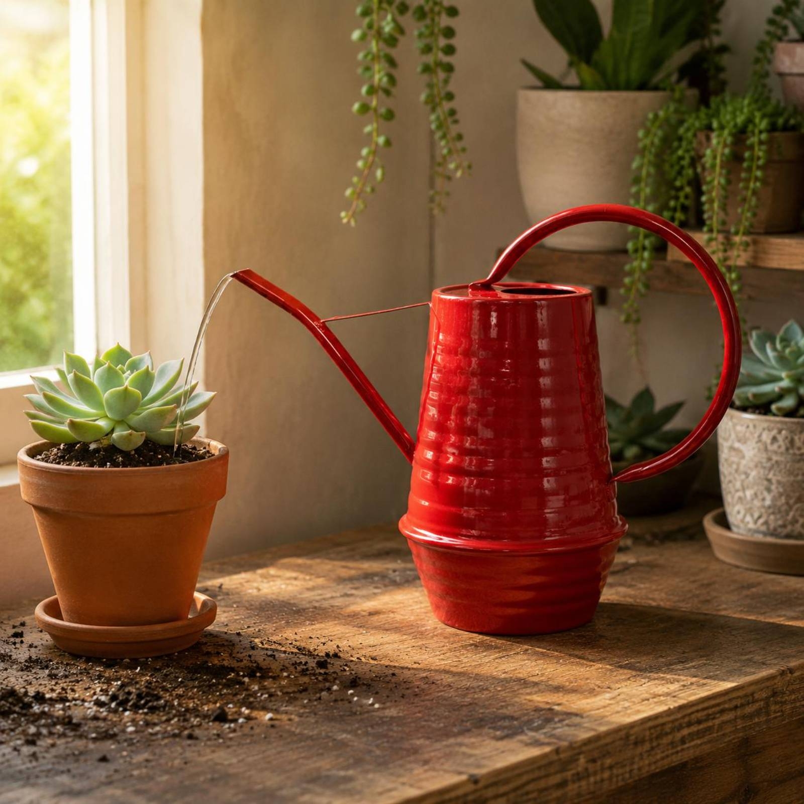 Long Spout Watering Can Rust-R - đánh giá và giá Gardening Tools Long Handle