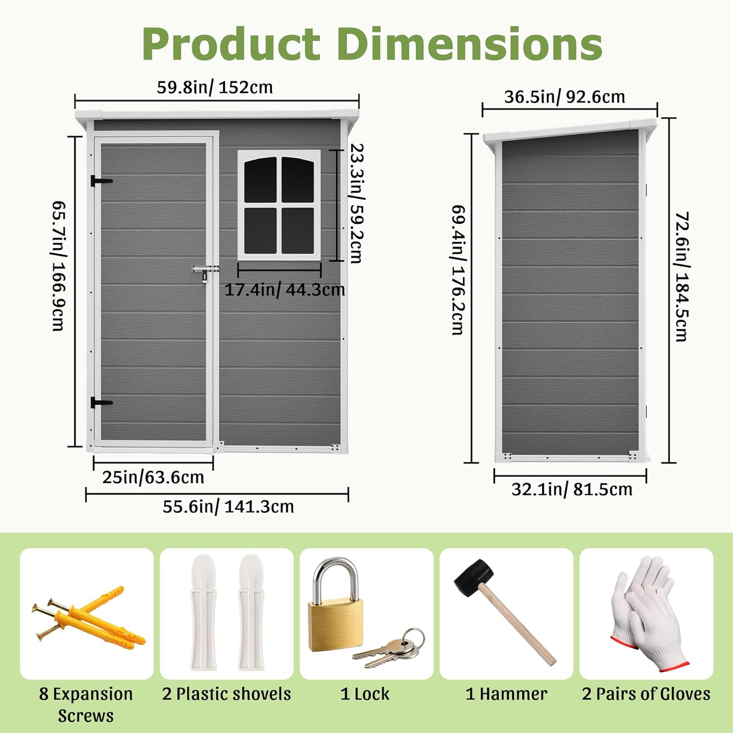 Resin Outdoor Storage Shed Kit - đánh giá và giá Gardening Tools In