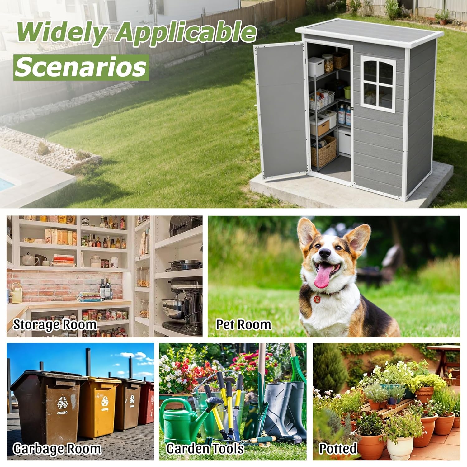 Resin Outdoor Storage Shed Kit - đánh giá và giá Gardening Tools In