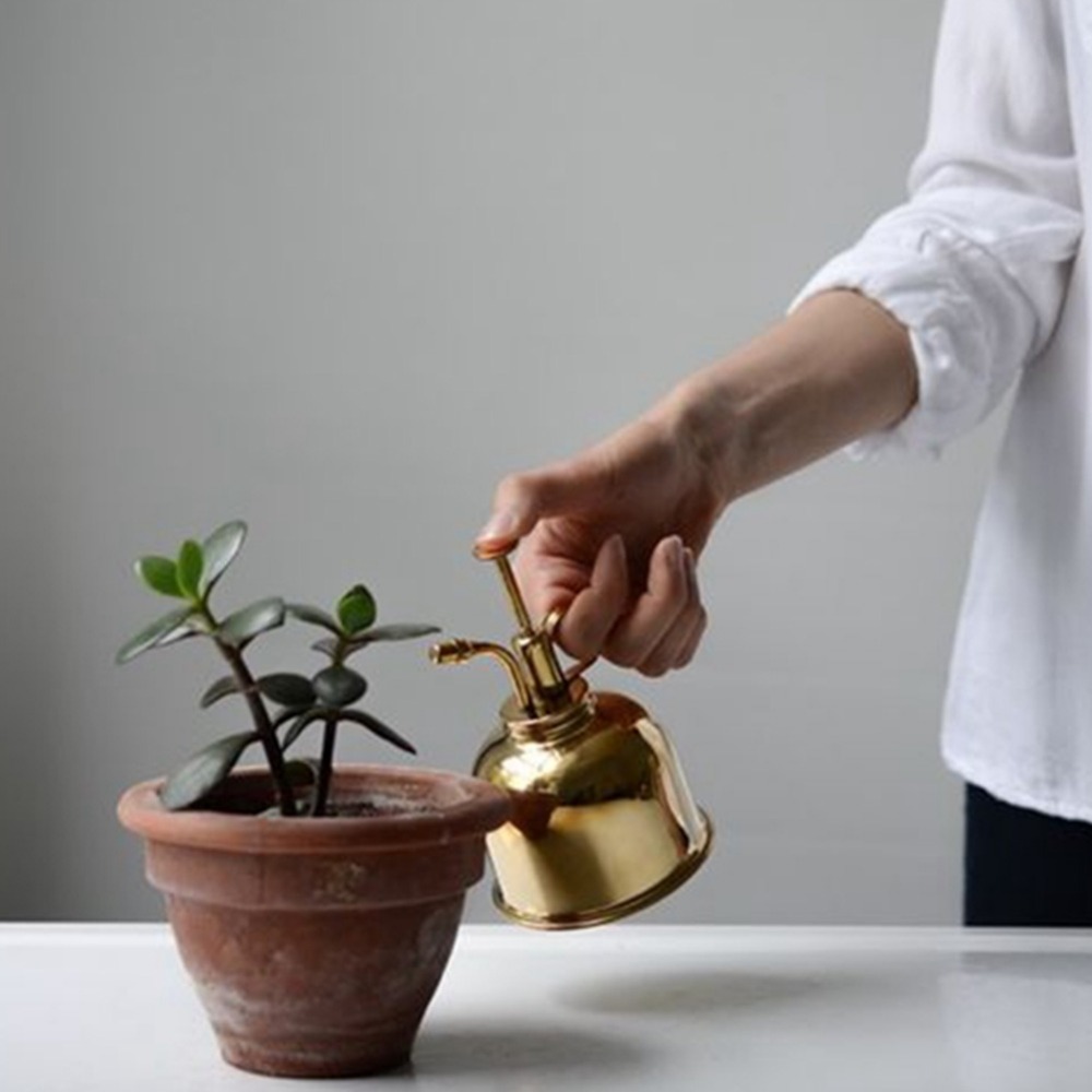 Brass Watering Can Spray Bottl - đánh giá và giá Gardening Tools Vintage