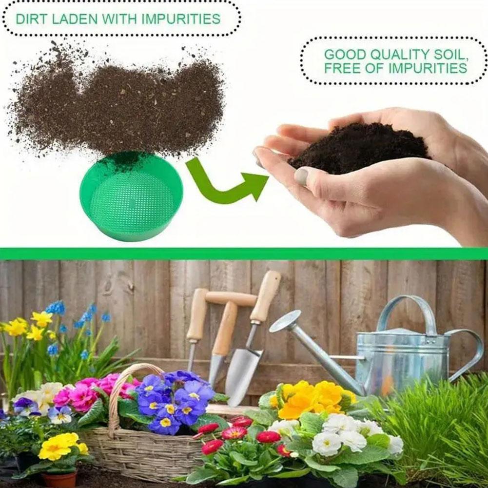 1pcs New Plastic Soil Sieve Fi - đánh giá và giá Garden Sieve Soil