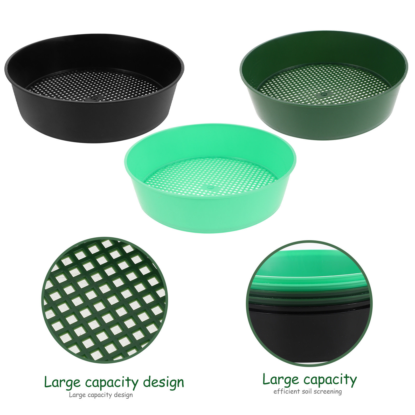 6Pcs Garden Plastic Sieve Roun - đánh giá và giá Garden Sieve Soil