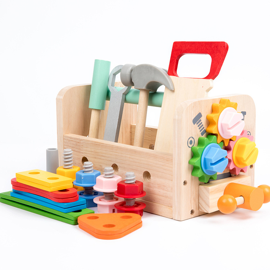 Kids Tool Bench Wooden Set Toy - đánh giá và giá Gardening Tools Set Gift