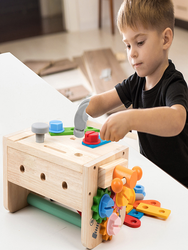 Kids Tool Bench Wooden Set Toy - đánh giá và giá Gardening Tools Set Gift