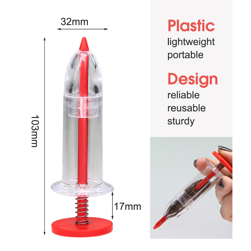 Garden Syringe Seeder Mini See - đánh giá và giá Fertilizer Dispenser