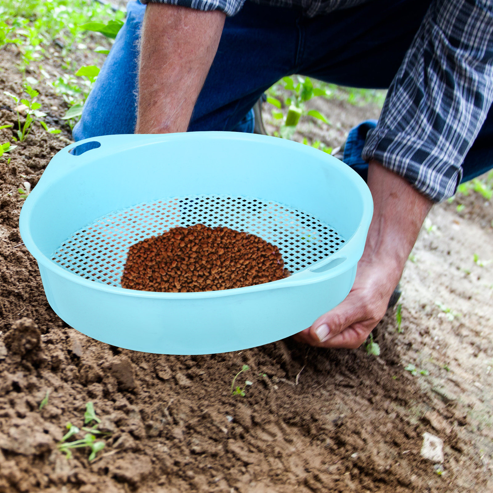 Multi-Use Plastic Soil Sieve S - đánh giá và giá Garden Sieve Soil