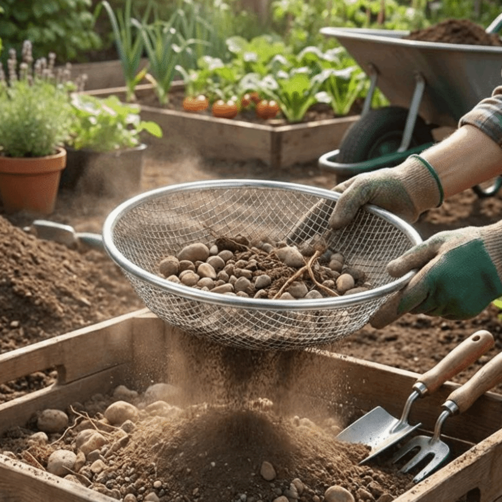 4/6/8 MM Garden Soil Sifter Ro - đánh giá và giá Garden Sieve Soil