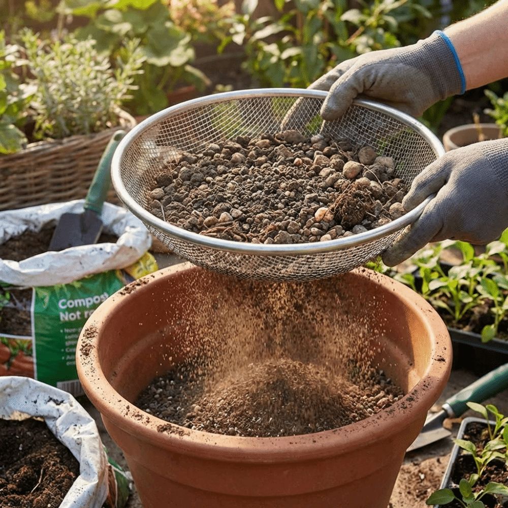 4/6/8 MM Garden Soil Sifter Ro - đánh giá và giá Garden Sieve Soil