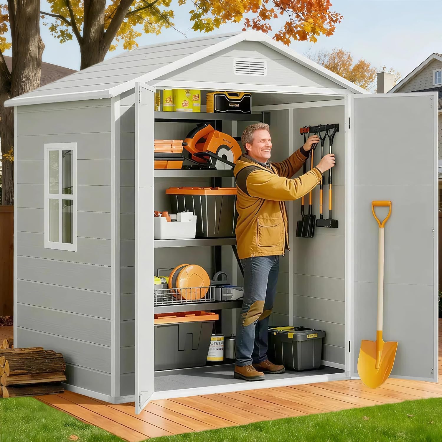 All-Weather Resin Outdoor Stor - đánh giá và giá Gardening Tools In