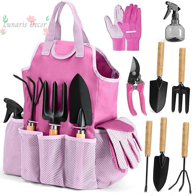 9-piece outdoor garden tool ki - đánh giá và giá Gardening Tools Set Gift
