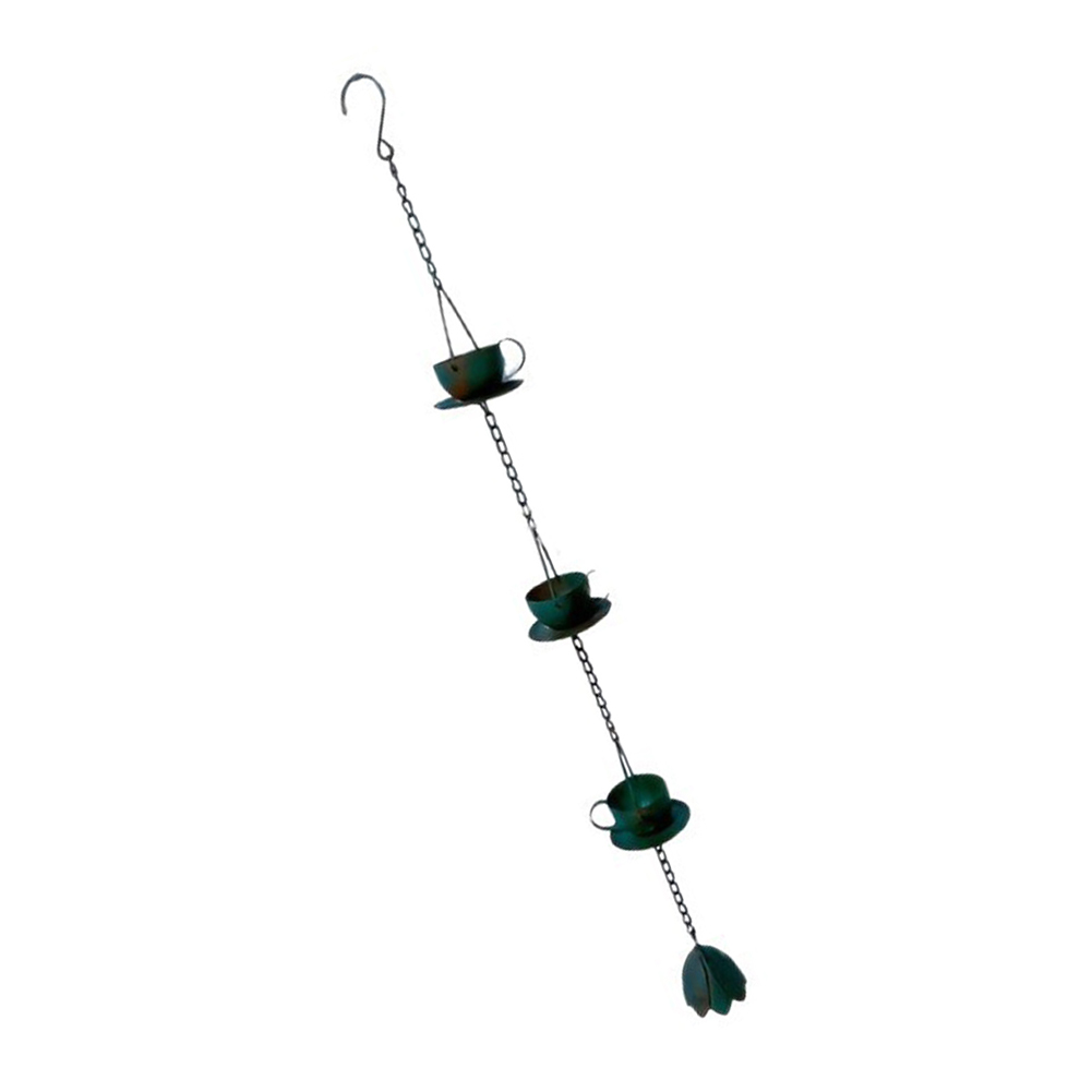 Teacup Rain Chain Decorative V - đánh giá và giá Gardening Tools Vintage