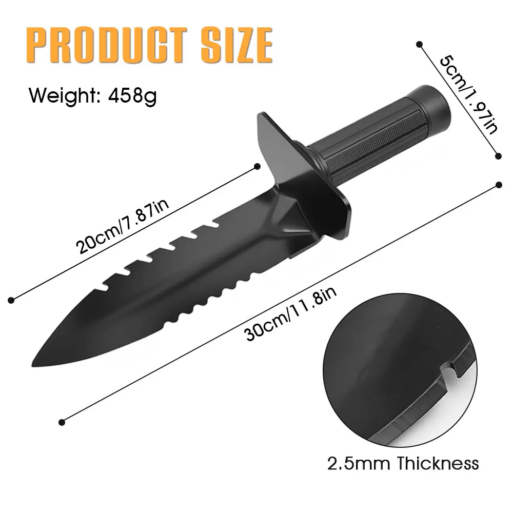 Garden Shovel Double Serrated  - đánh giá và giá Gardening Hand Tools Yard