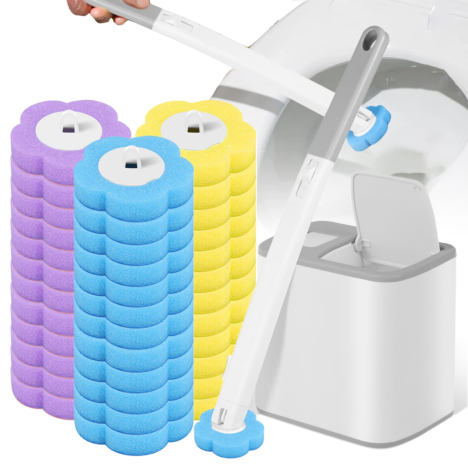 Toilet Brush Disposable Replac - đánh giá và giá Gardening Tools Long Handle