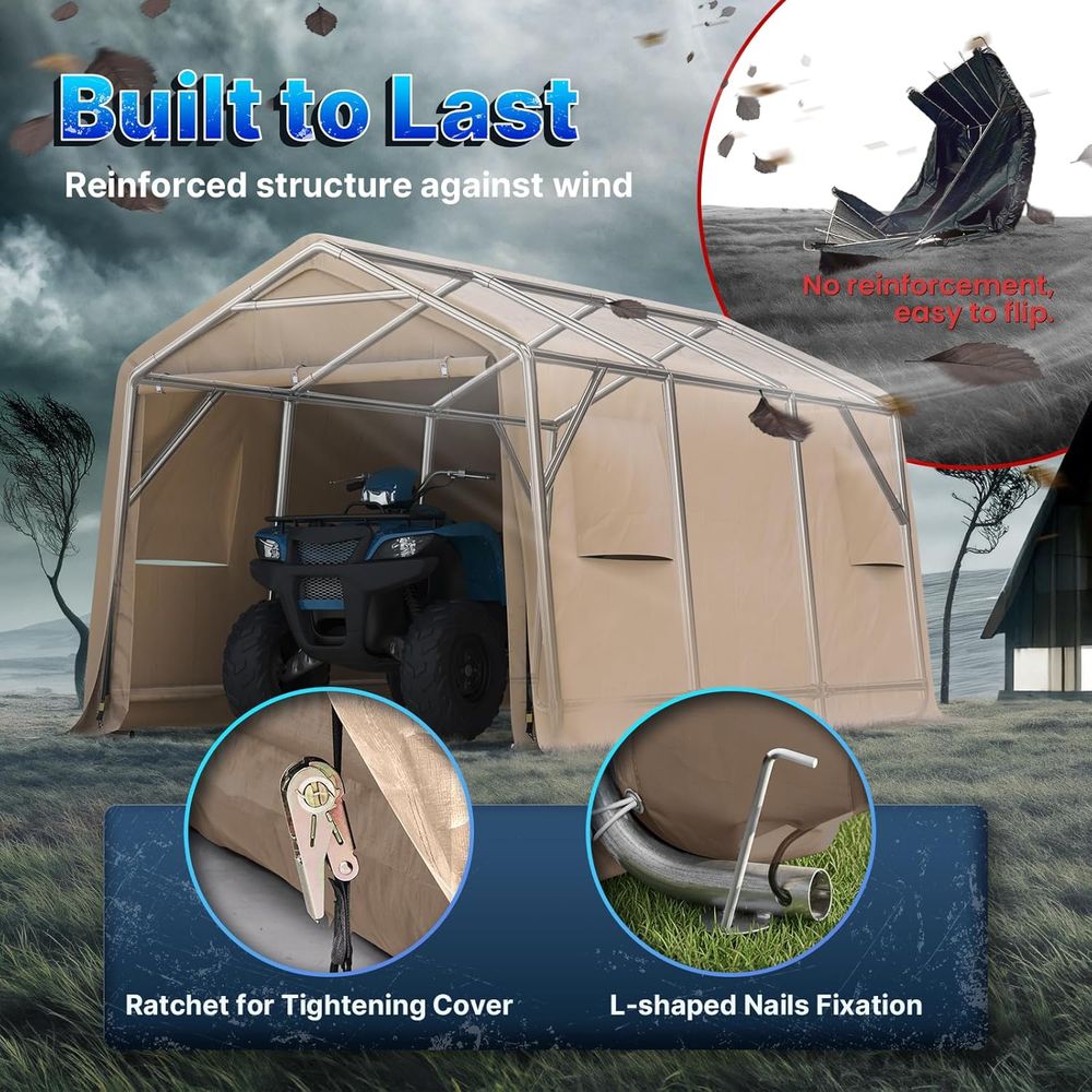 Portable Steel Peak Roof Carpo - đánh giá và giá Gardening Tools In