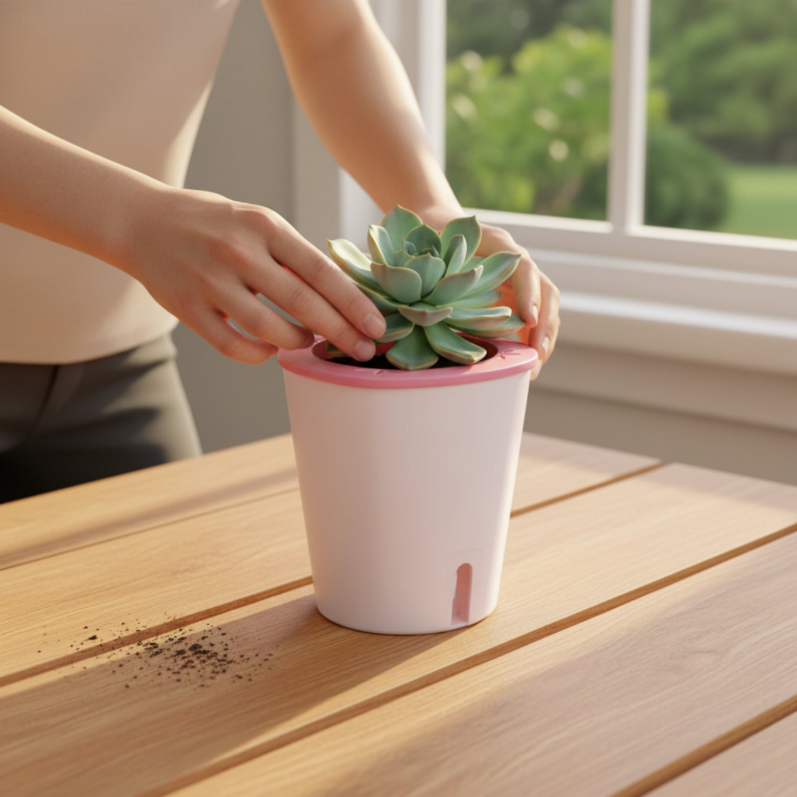 Self Watering Planter Large Si - đánh giá và giá Gardening Tools In