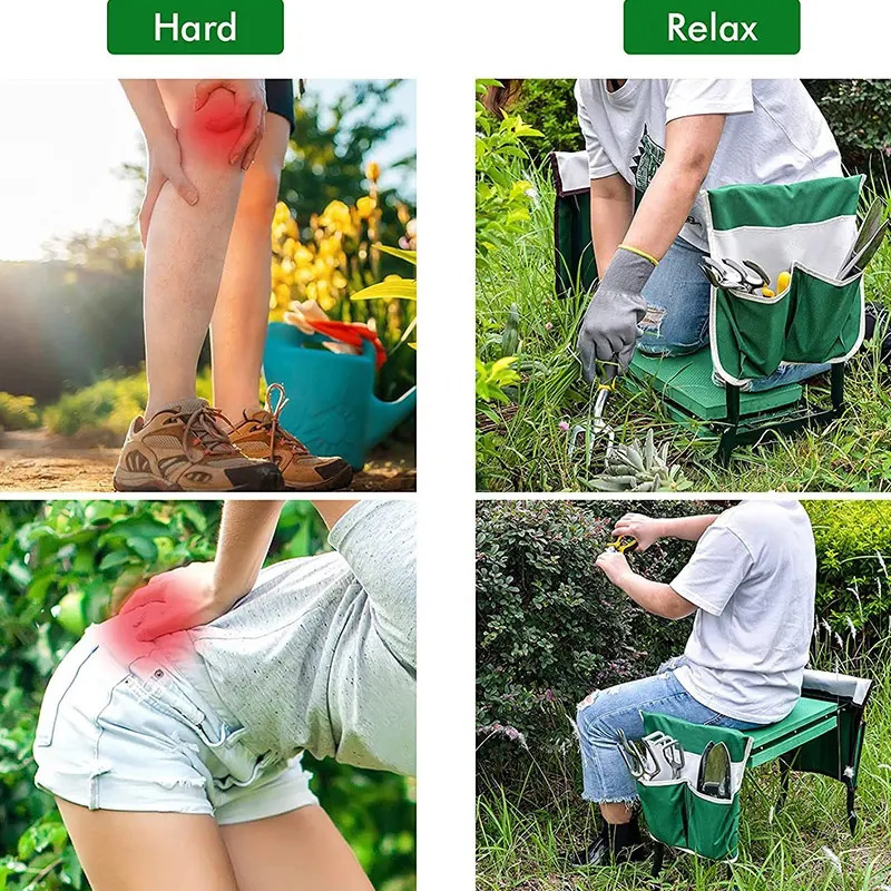 Hot Sale 2-in-1 Folding Garden - đánh giá và giá Gardening Tools Kit For Sale
